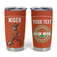 Custom Niger Football Tumbler Cup Allez les Menas On Va Gagner