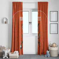 Custom Niger Football Window Curtain Allez les Menas On Va Gagner