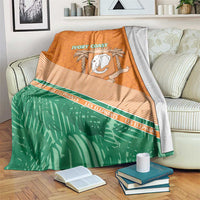 Ivory Coast Rugby Custom Blanket Allez Les Elephants