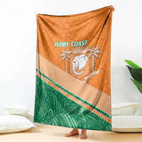 Ivory Coast Rugby Custom Blanket Allez Les Elephants