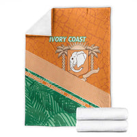 Ivory Coast Rugby Custom Blanket Allez Les Elephants