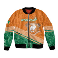 Ivory Coast Rugby Custom Bomber Jacket Allez Les Elephants
