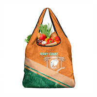 Ivory Coast Rugby Custom Grocery Bag Allez Les Elephants