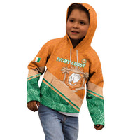 Ivory Coast Rugby Custom Kid Hoodie Allez Les Elephants