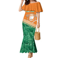 Ivory Coast Rugby Custom Mermaid Dress Allez Les Elephants