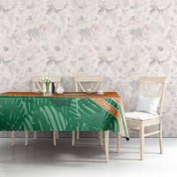 Ivory Coast Rugby Custom Tablecloth Allez Les Elephants