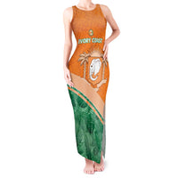 Ivory Coast Rugby Custom Tank Maxi Dress Allez Les Elephants