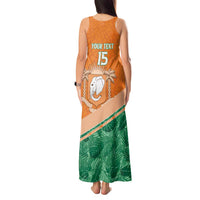 Ivory Coast Rugby Custom Tank Maxi Dress Allez Les Elephants
