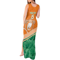 Ivory Coast Rugby Custom Tank Maxi Dress Allez Les Elephants