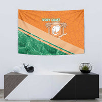 Ivory Coast Rugby Custom Tapestry Allez Les Elephants