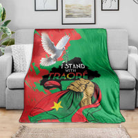 Traore Burkina Faso Blanket I Stand With Traore