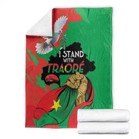 Traore Burkina Faso Blanket I Stand With Traore