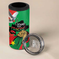 Traore Burkina Faso 4 in 1 Can Cooler Tumbler I Stand With Traore
