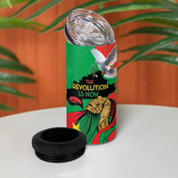 Traore Burkina Faso 4 in 1 Can Cooler Tumbler I Stand With Traore