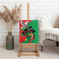 Traore Burkina Faso Canvas Wall Art I Stand With Traore