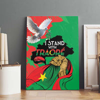 Traore Burkina Faso Canvas Wall Art I Stand With Traore