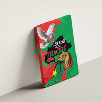 Traore Burkina Faso Canvas Wall Art I Stand With Traore