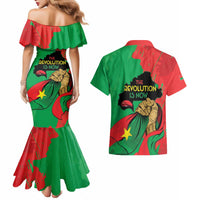 Traore Burkina Faso Couples Matching Mermaid Dress and Hawaiian Shirt I Stand With Traore