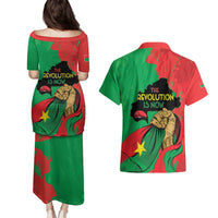 Traore Burkina Faso Couples Matching Puletasi and Hawaiian Shirt I Stand With Traore