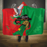 Traore Burkina Faso Hooded Blanket I Stand With Traore