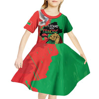 Traore Burkina Faso Kid Short Sleeve Dress I Stand With Traore