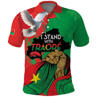 Traore Burkina Faso Polo Shirt I Stand With Traore