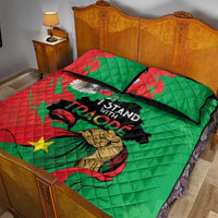 Traore Burkina Faso Quilt Bed Set I Stand With Traore