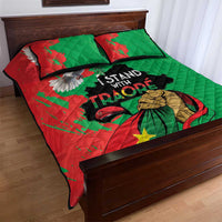Traore Burkina Faso Quilt Bed Set I Stand With Traore