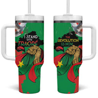 Traore Burkina Faso Tumbler With Handle I Stand With Traore
