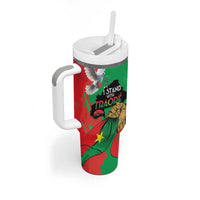 Traore Burkina Faso Tumbler With Handle I Stand With Traore