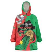 Traore Burkina Faso Wearable Blanket Hoodie I Stand With Traore