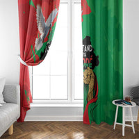 Traore Burkina Faso Window Curtain I Stand With Traore