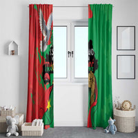 Traore Burkina Faso Window Curtain I Stand With Traore