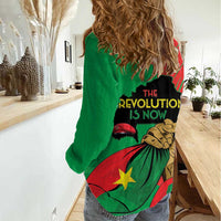 Traore Burkina Faso Women Casual Shirt I Stand With Traore
