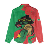 Traore Burkina Faso Women Casual Shirt I Stand With Traore