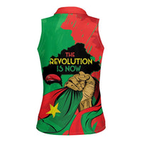 Traore Burkina Faso Women Sleeveless Polo Shirt I Stand With Traore