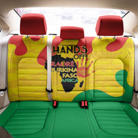 Hands Off Traore Burkina Faso Africa Back Car Seat Cover