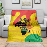 Hands Off Traore Burkina Faso Africa Blanket