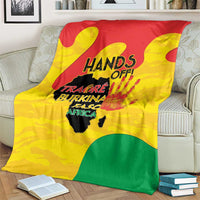 Hands Off Traore Burkina Faso Africa Blanket
