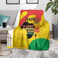 Hands Off Traore Burkina Faso Africa Blanket