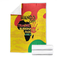 Hands Off Traore Burkina Faso Africa Blanket