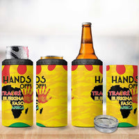 Hands Off Traore Burkina Faso Africa 4 in 1 Can Cooler Tumbler