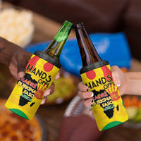 Hands Off Traore Burkina Faso Africa 4 in 1 Can Cooler Tumbler