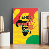 Hands Off Traore Burkina Faso Africa Canvas Wall Art