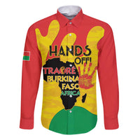Hands Off Traore Burkina Faso Africa Family Matching Puletasi and Hawaiian Shirt