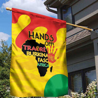 Hands Off Traore Burkina Faso Africa Garden Flag