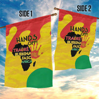 Hands Off Traore Burkina Faso Africa Garden Flag