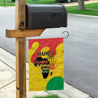 Hands Off Traore Burkina Faso Africa Garden Flag