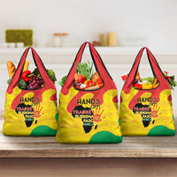 Hands Off Traore Burkina Faso Africa Grocery Bag