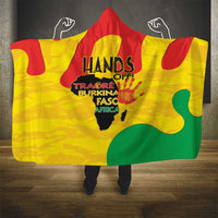 Hands Off Traore Burkina Faso Africa Hooded Blanket
